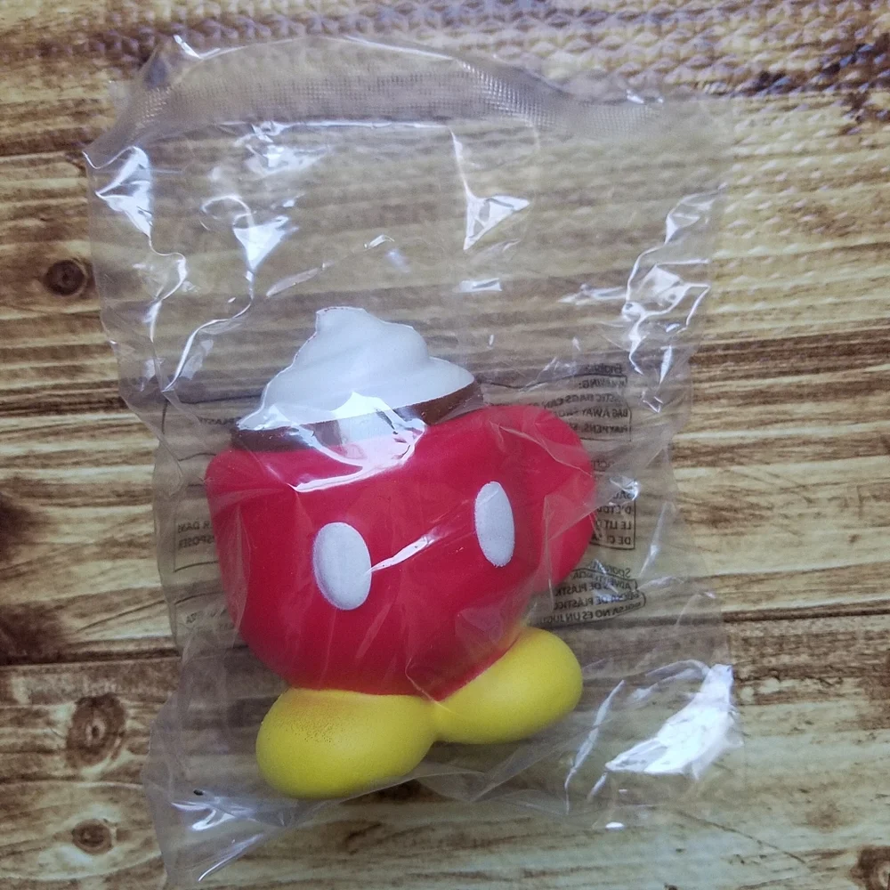 Disney Mickey and Minnie Mouse Kawaii Squeezies Squishies Set Stress Ball Fidget